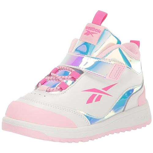 Reebok Unisex-child Weebok Storm X Sneaker White/Pink/White