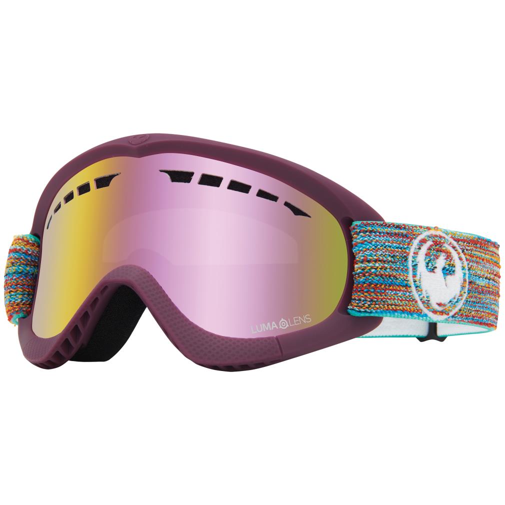 Dragon Alliance Dxs Goggles In One Size SHREDTOGETHER/LUMALENS PINK ION
