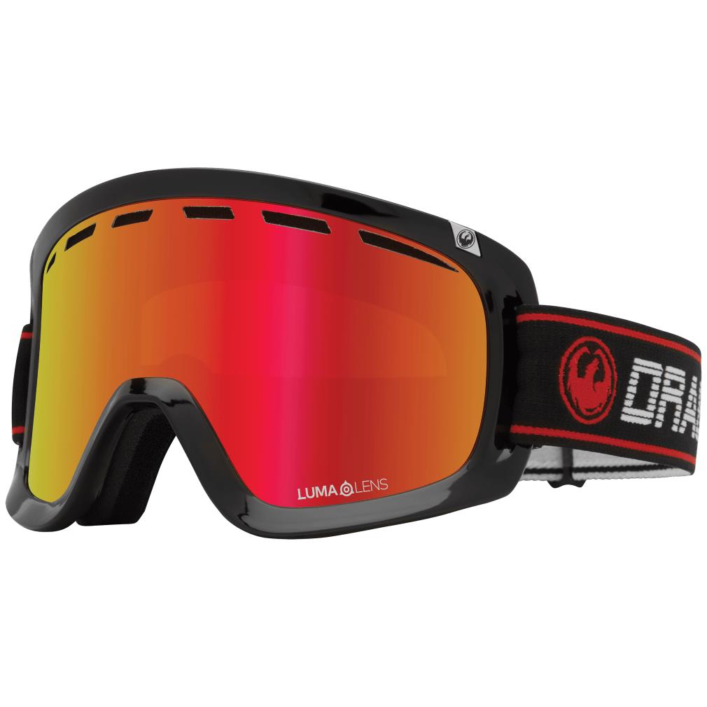 Dragon Alliance D1Otg Goggles In One Size SPLIT/LUMALENS RED ION