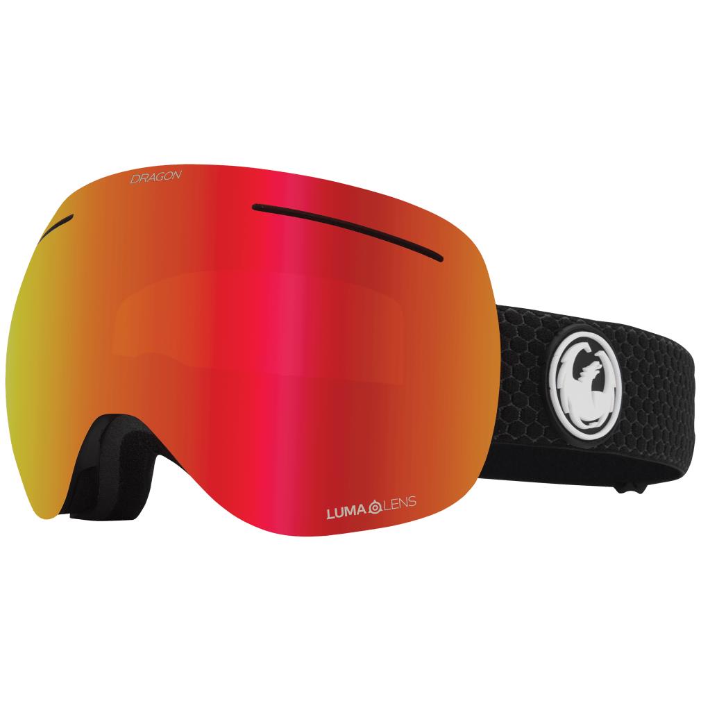 Dragon Alliance X1 Goggles One Size SPLIT/LUMALENS RED ION