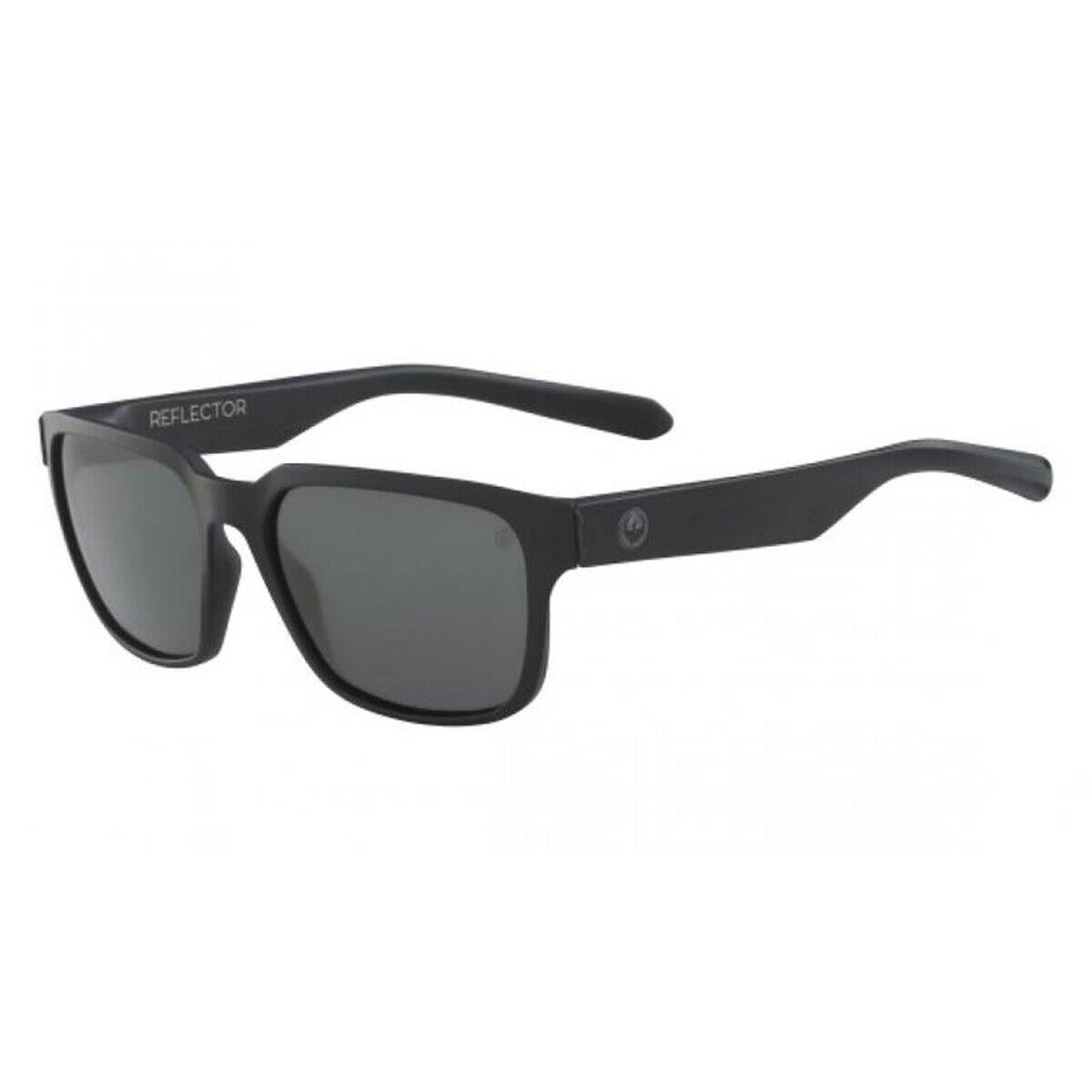 Dragon Reflector Sunglasses - Matte Black - Smoke Polarized
