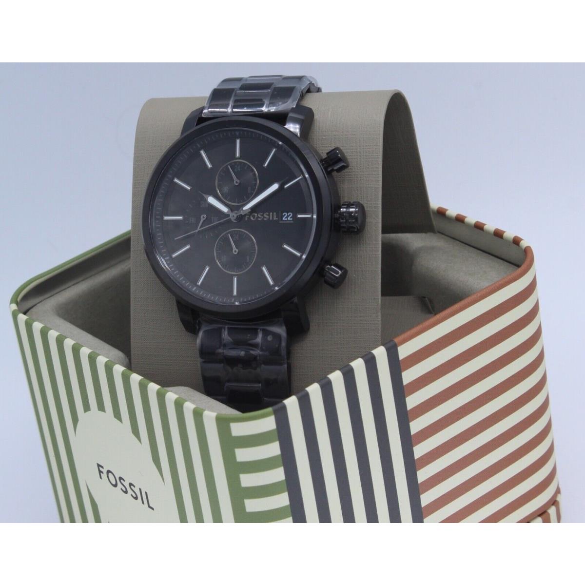 Fossil Rhett Chronograph Black Men`s BQ2845 Watch