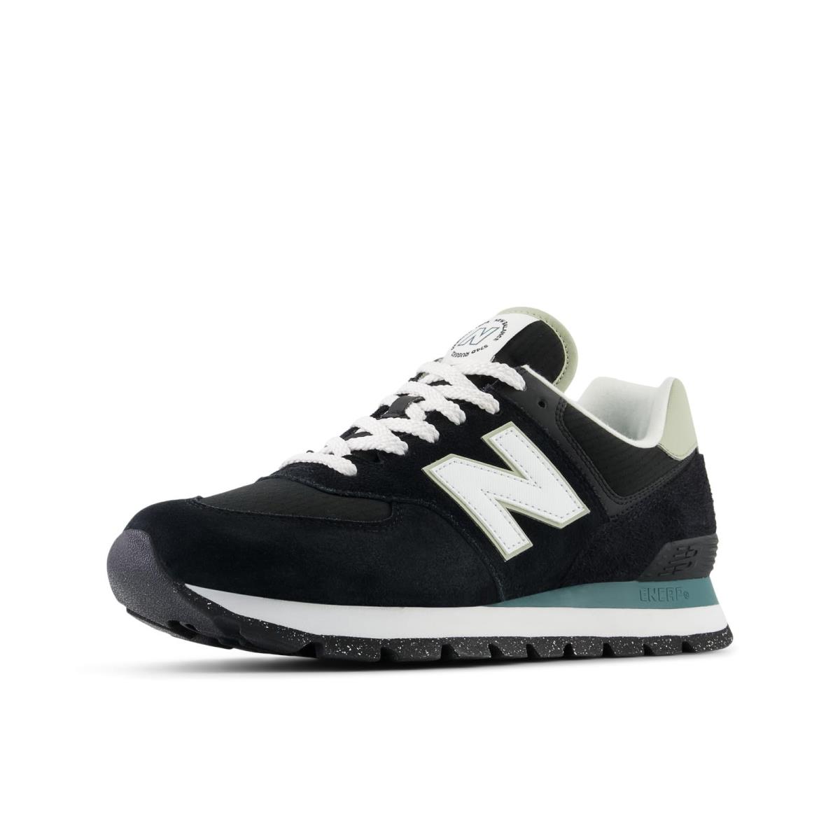Man`s Sneakers Athletic Shoes New Balance Classics ML574 - Rugged Black/White 1