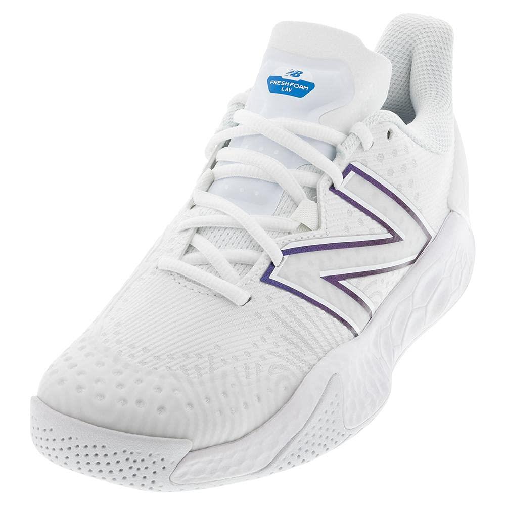 New Balance Men`s Fresh Foam X Lav V2 Tennis Shoe White/Laser Blue