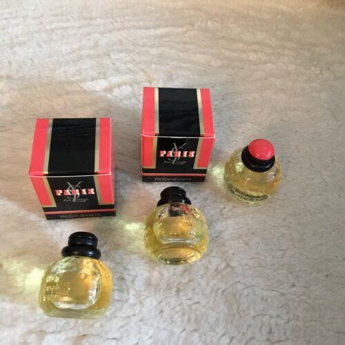 3 Lot Mini Vintage Paris Yves Saint Laurent - 0.25 oz./7.5ml - Splash Women