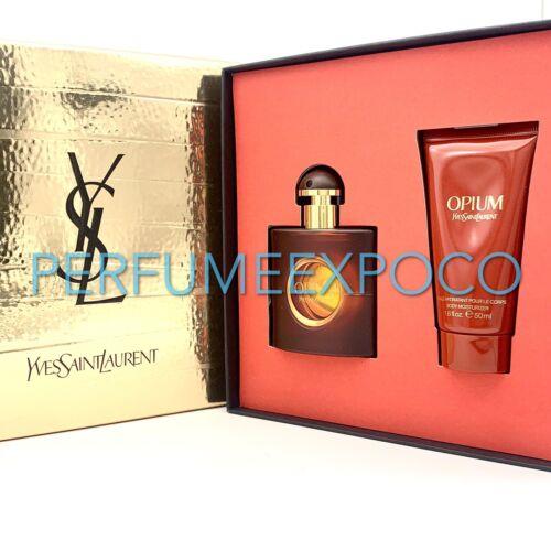 Opium by Yves Saint Lauren 2pc Set 1.0oz Edt Spr+ 1.6oz Body Lotion