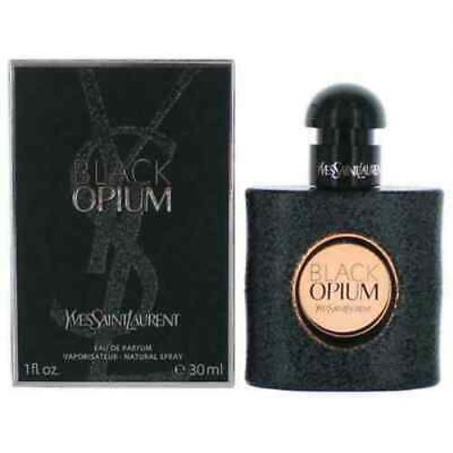 Black Opium by Yves Saint Laurent 1 oz Edp Spray For Women Eau De Parfum