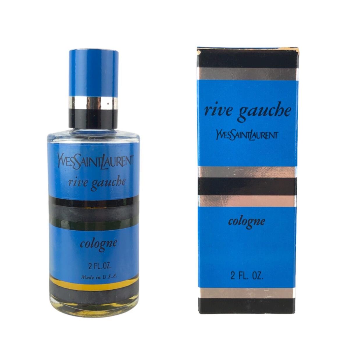 Vtg 1980s 1987 Ysl Yves Saint Laurent Rive Gauche Cologne 2 oz Splash 2/3 Full