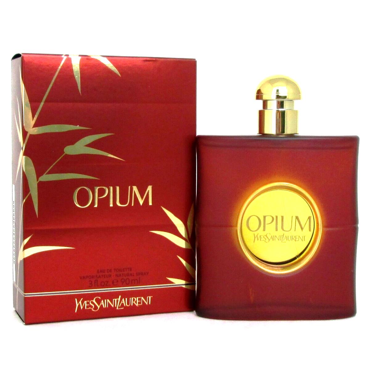 Opium by Yves Saint Laurent 3.0 oz Eau de Toilette Spray Women NO Cellophane
