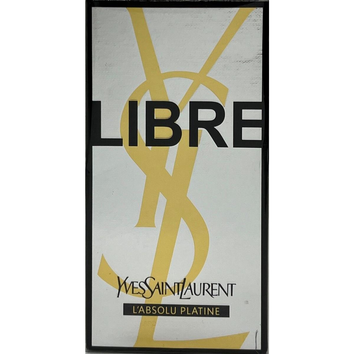 Yves Saint Laurent Libre L`absolu Platine Parfum Spray For Women 1.6 Oz / 50 ml