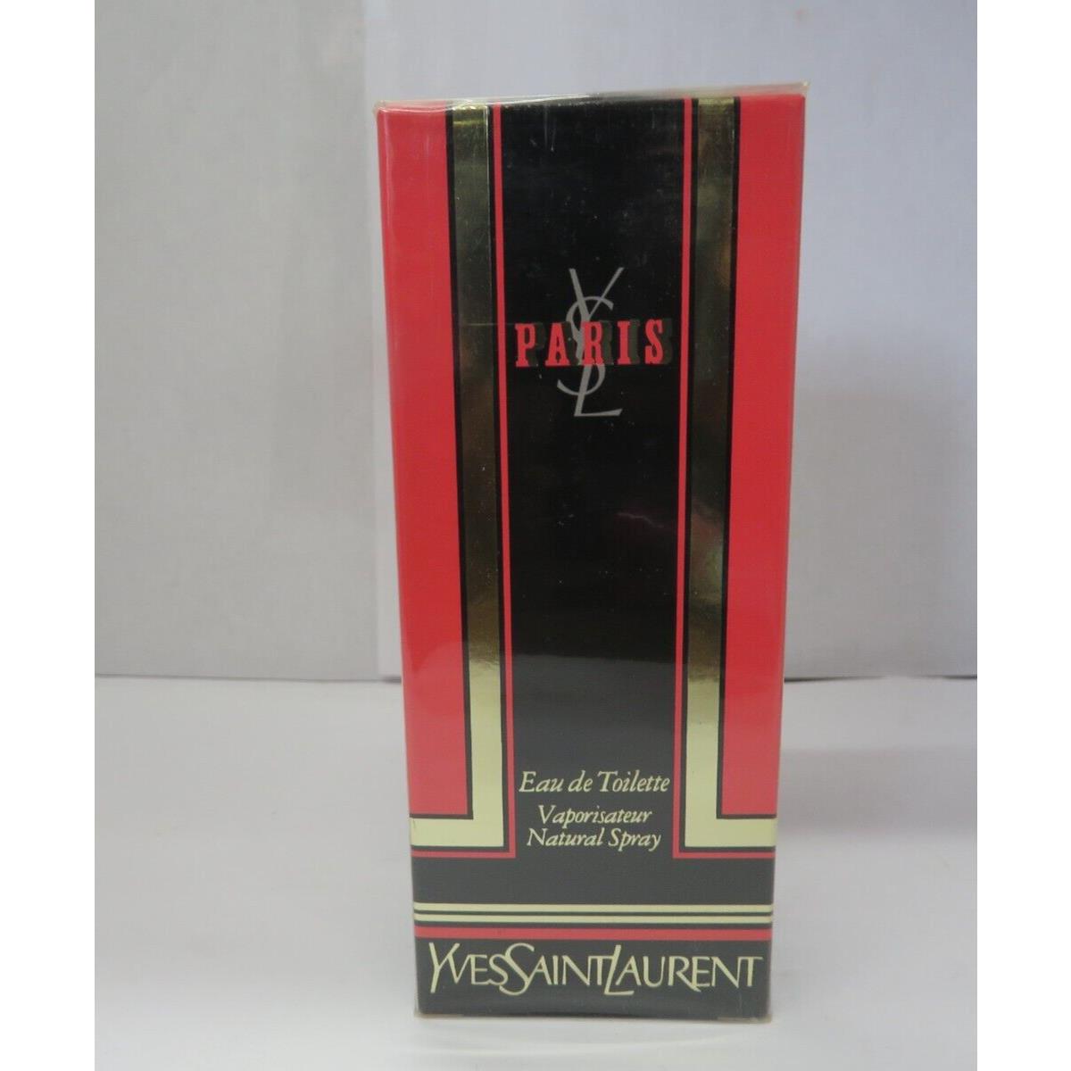 Paris BY Yves Saint Laurent Eau DE Toilette Spray 1 oz/30 ml Nib/sealed Rare