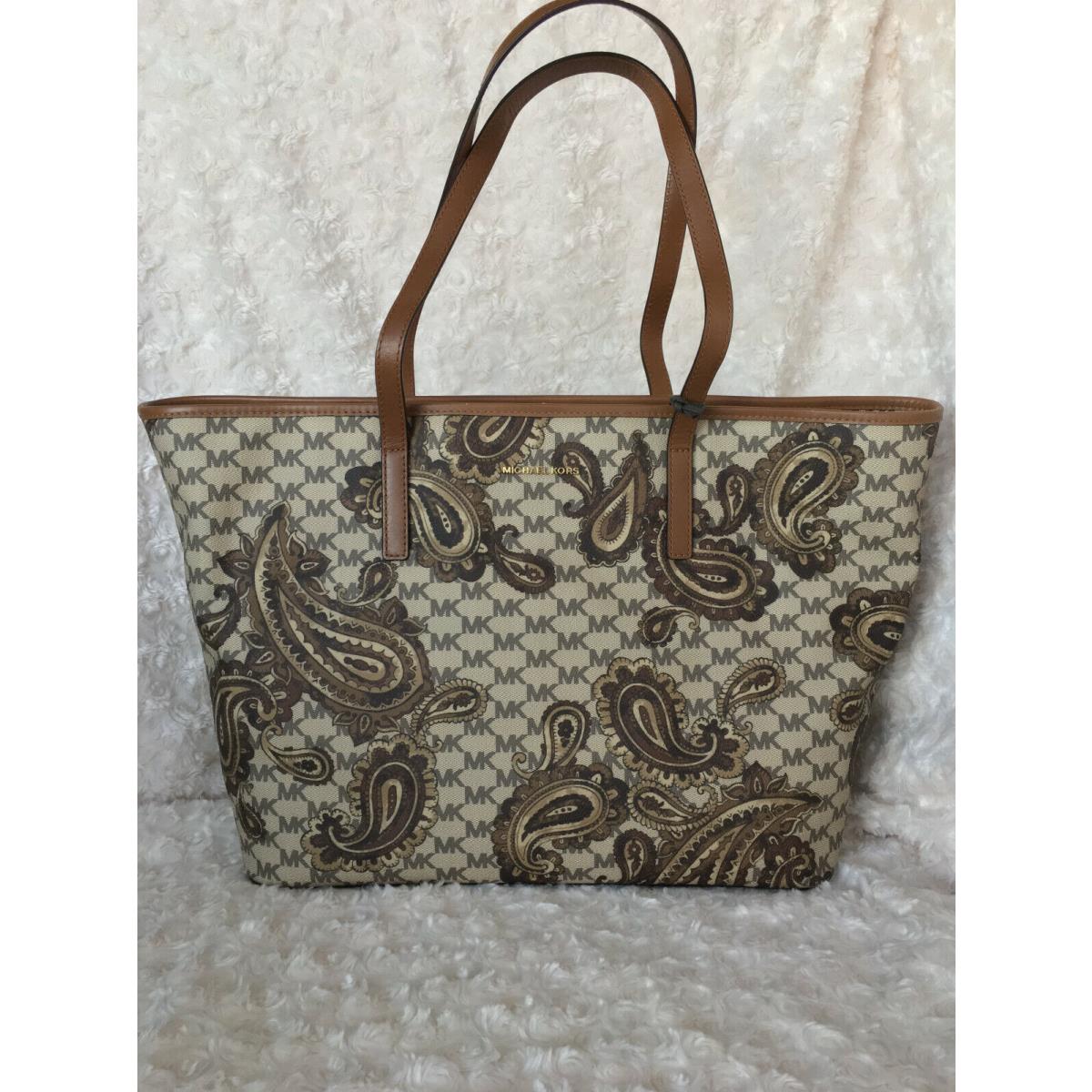 Michael Kors Paisley Emry Large Top Zip Tote