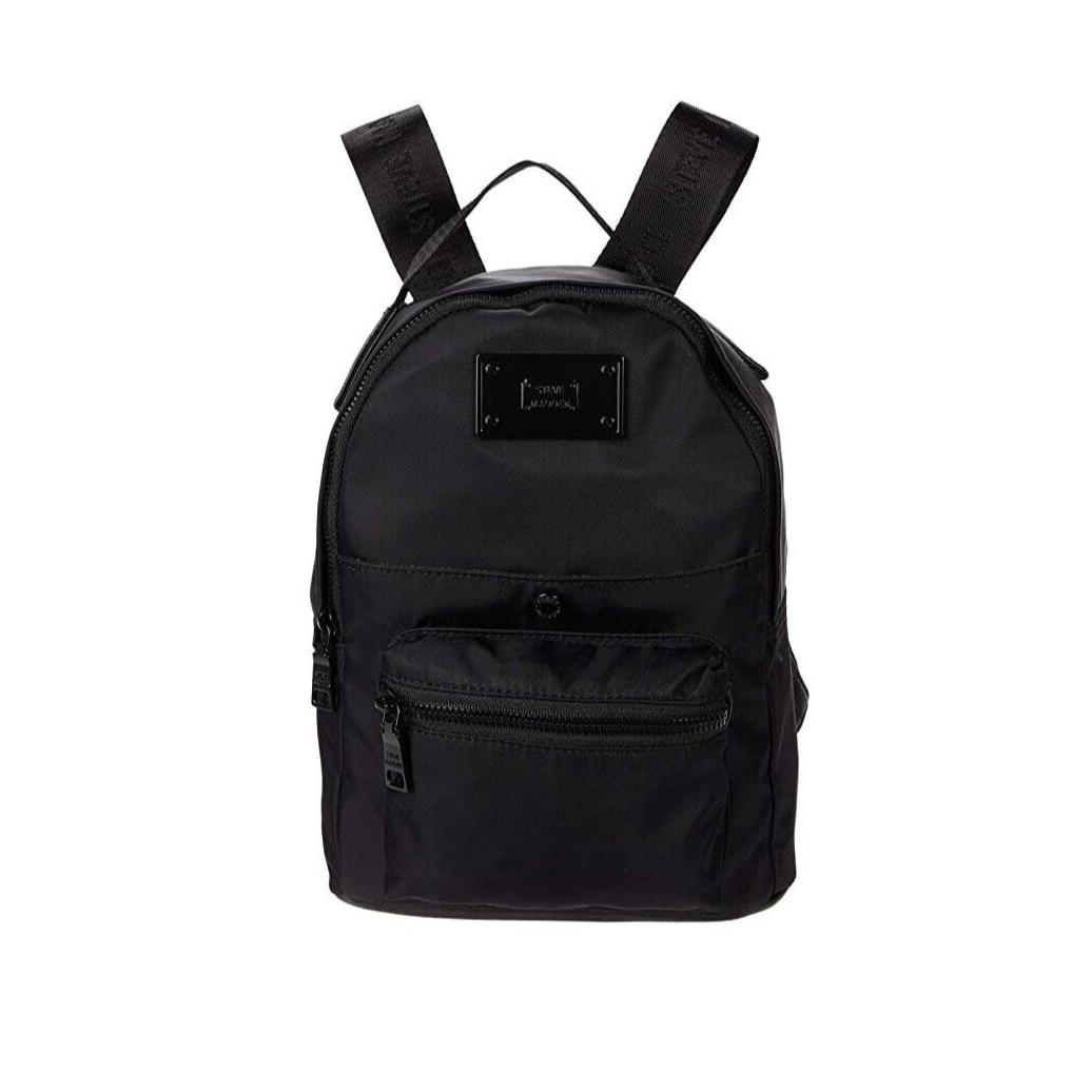 Steve Madden L90208 Womens Black Btrent Mini Nylon Backpack