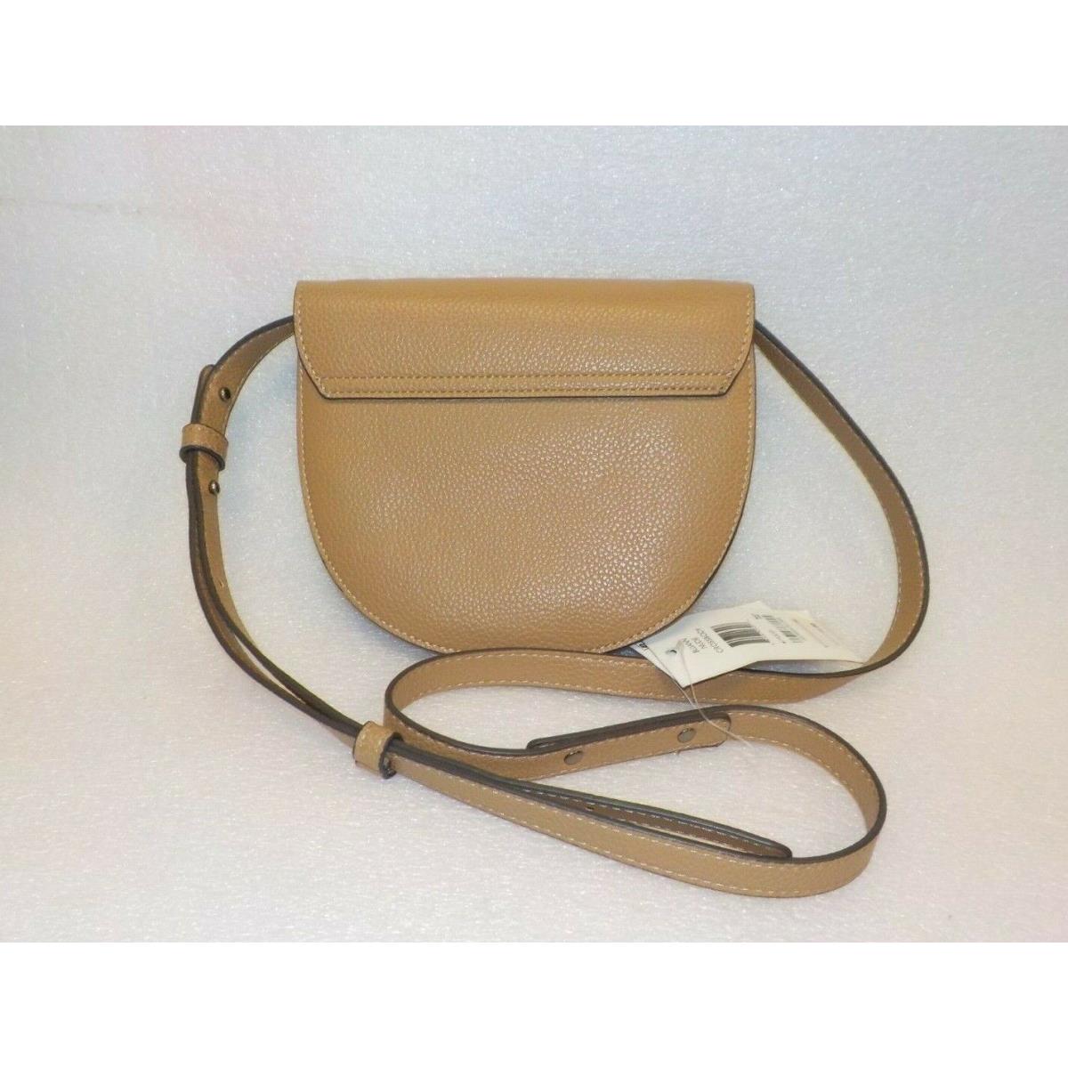 Steve Madden Women`s Handbag Purse Brown Gold Luann Crossbody Zip