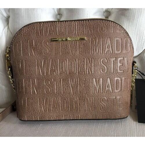 Steve Madden Handbag Bmarilyn Color Mushroom Stamped Logo Gold Hardware Unique