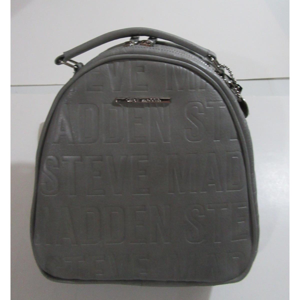 Steve Madden Logo Backpack Grey