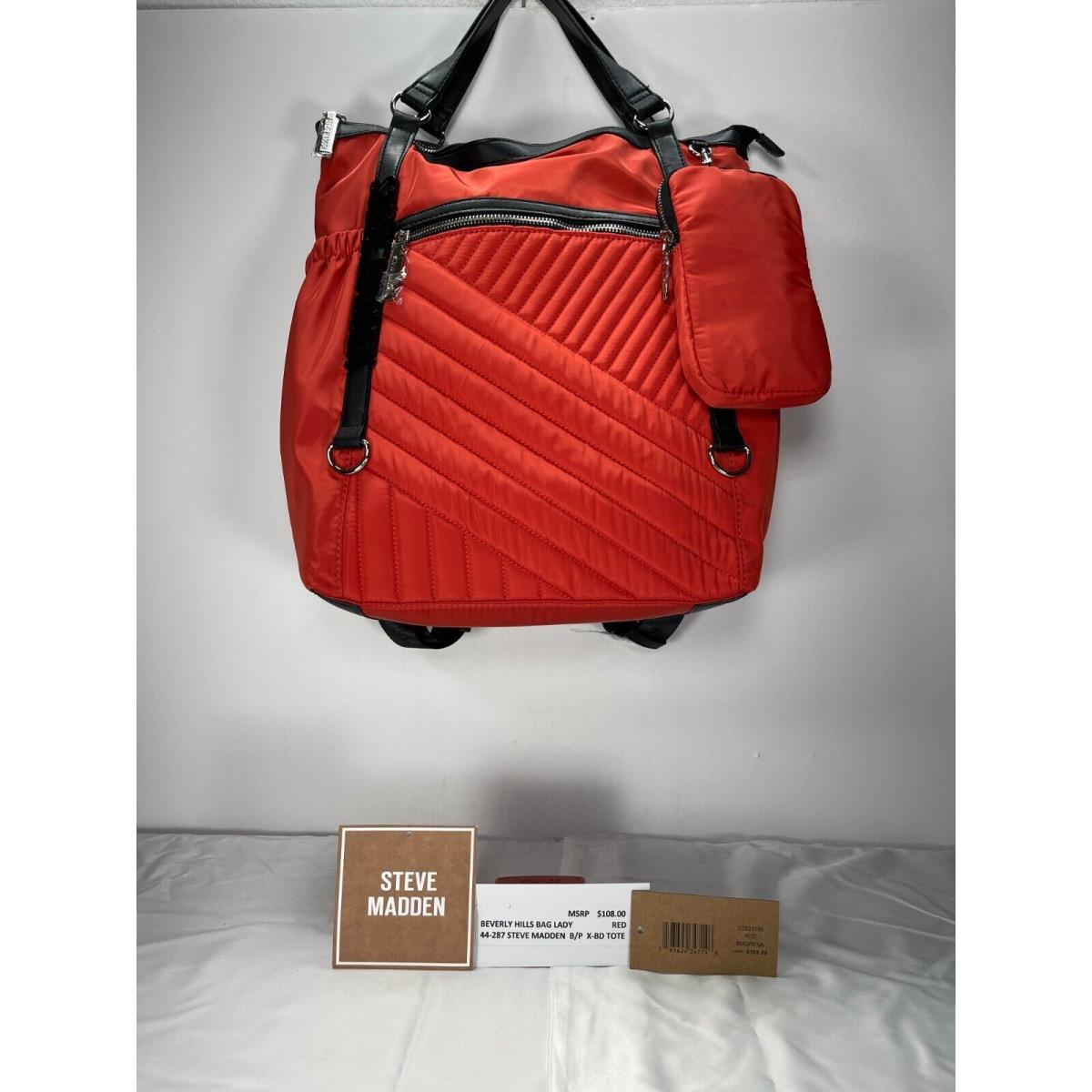 Steven Madden-today 108.00-UNISEX B/p Red Nylon W/air Pos-case