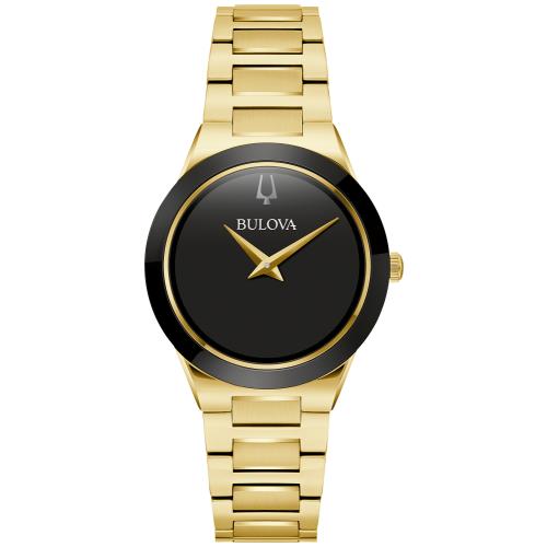 Bulova Millennia Ladies Gold Tone Watch 97L175 - Gold