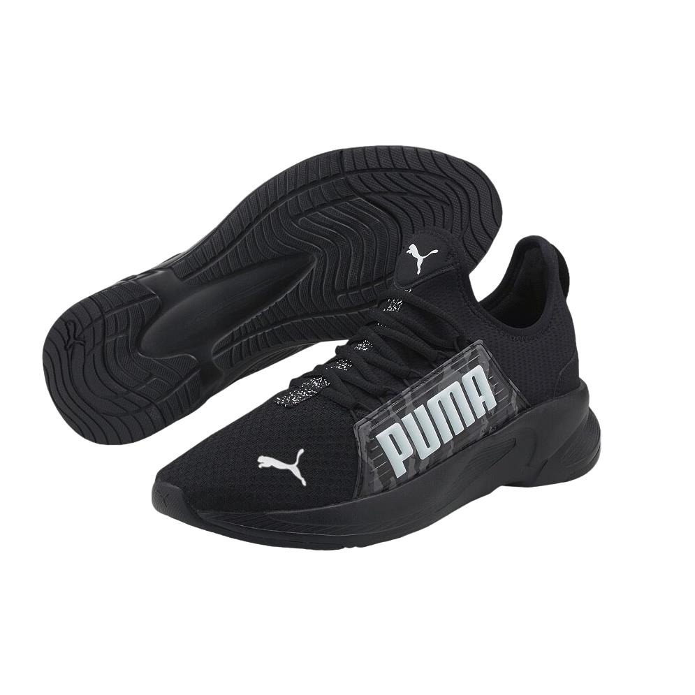 Puma Mens Black Tennis Shoe Softride Premier Slip-on 376661 01