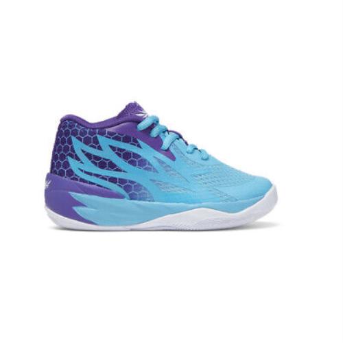 Puma Mb.02 Fade Lace Up Basketball Toddler Mb.02 Fade Lace Up Basketball Toddler Boys Purple Sneakers Athletic Shoes