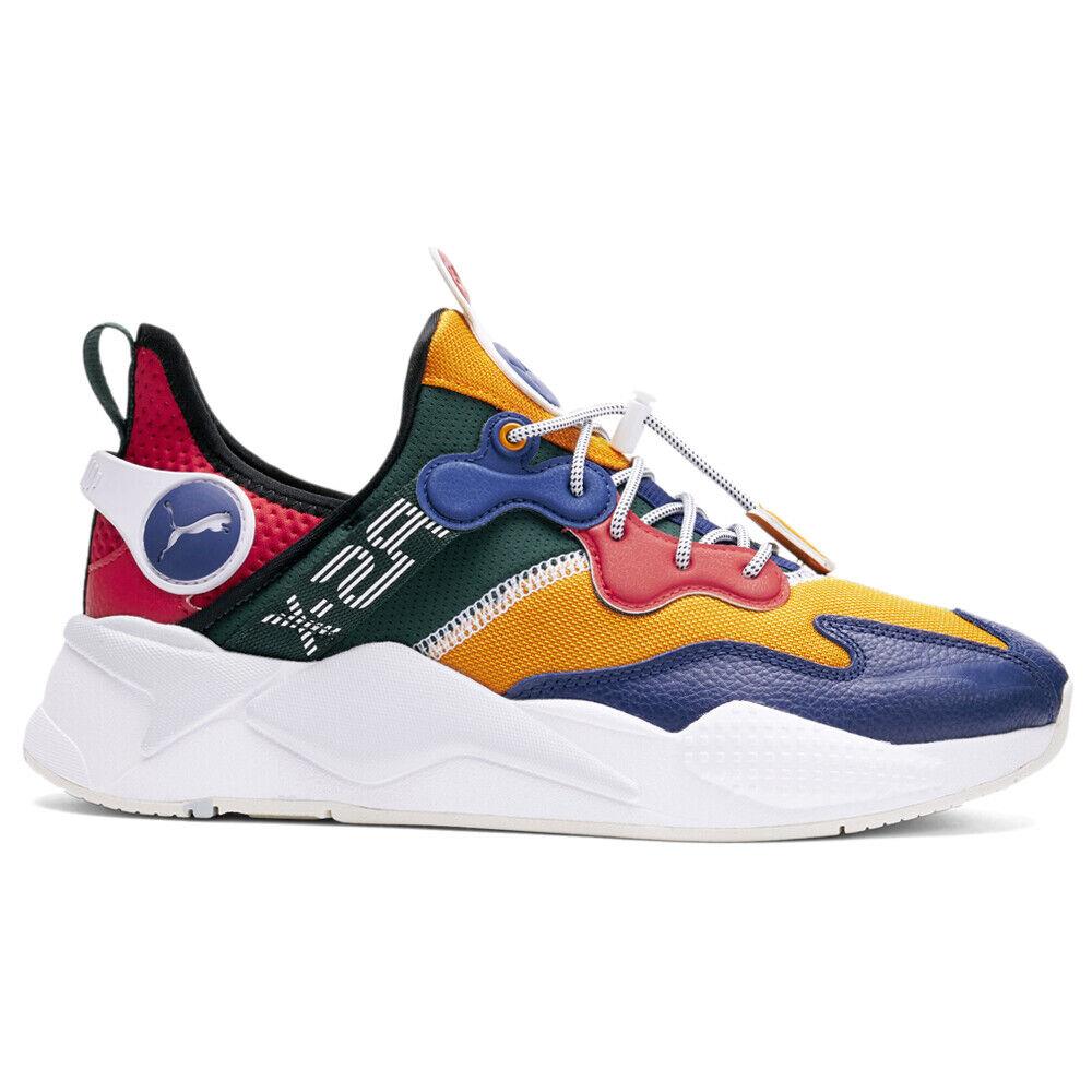 Puma Rs-x T3CH Heritage Lace Up Sneakers Casual Shoes White- Multicolor