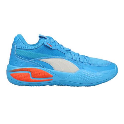 Puma Court Rider I Basketball Mens Blue Red Sneakers Athletic Shoes 195634-10 - Blue, Red