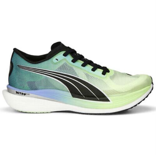 Puma Deviate Nitro Elite 2 Running Womens Green Sneakers Athletic Shoes 3777870