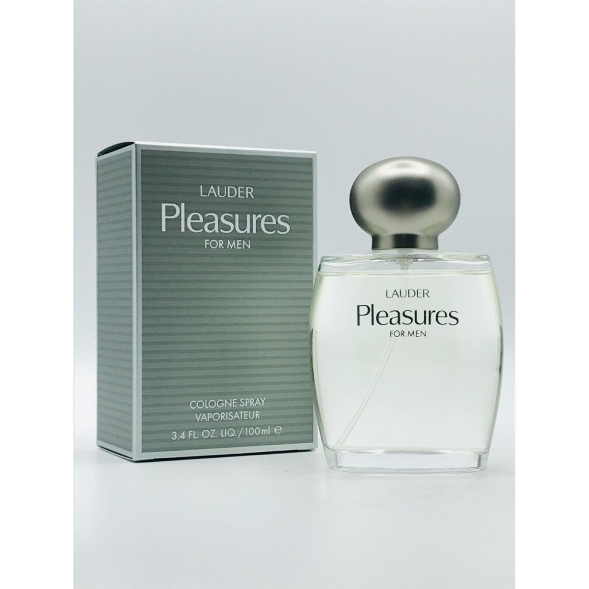 Estee Lauder Pleasures Men Cologne Spray 3.4 oz 100 ml