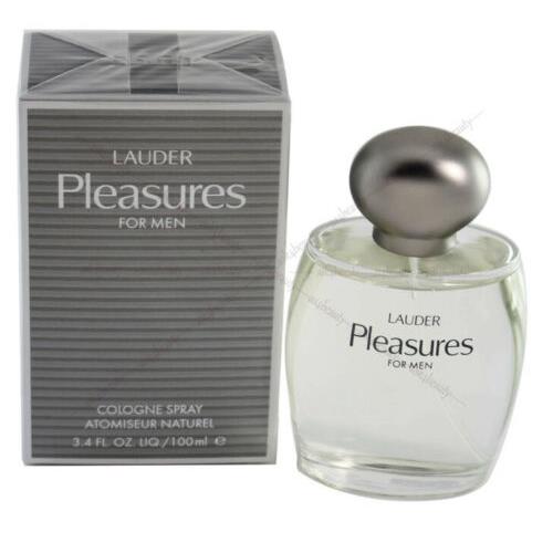 Estee Lauder Pleasures Men`s 3.4 oz Cologne Spray