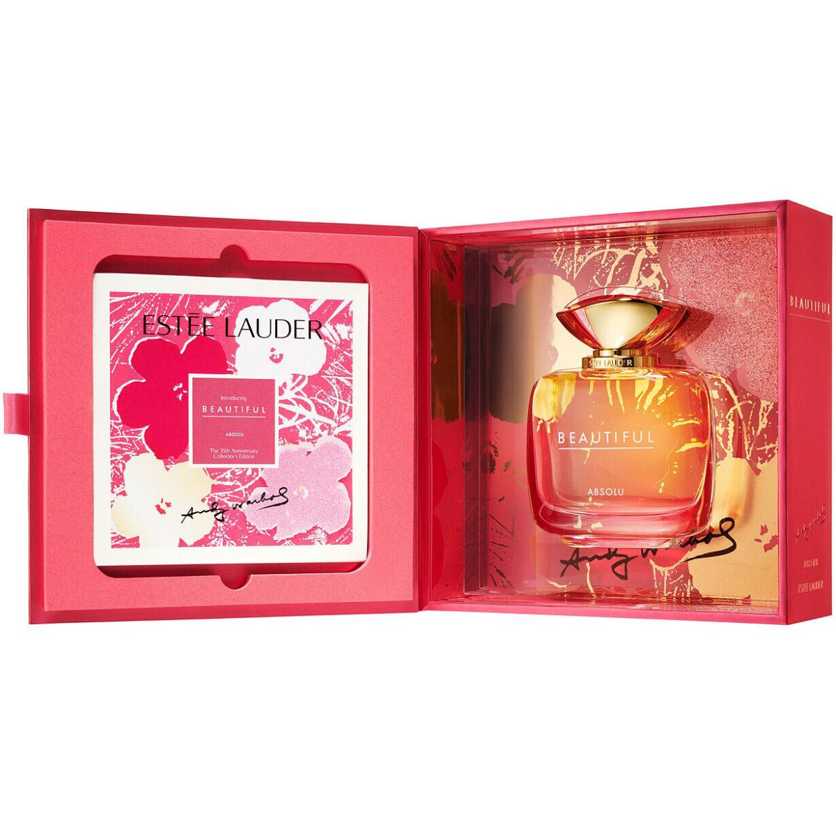 Estee Lauder Beautiful Absolu 1.7oz Edp Limited Edition Andy Warhol