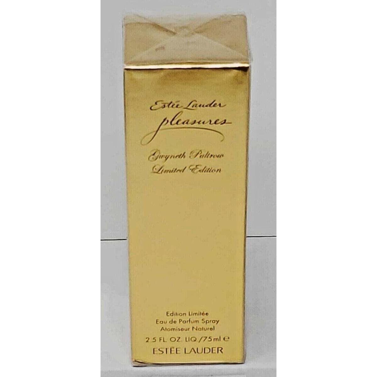 Estee Lauder Pleasure Gwyneth Paltrow Lim. Ed. 2.5 Fl. Oz. Edp Spray Damage Box