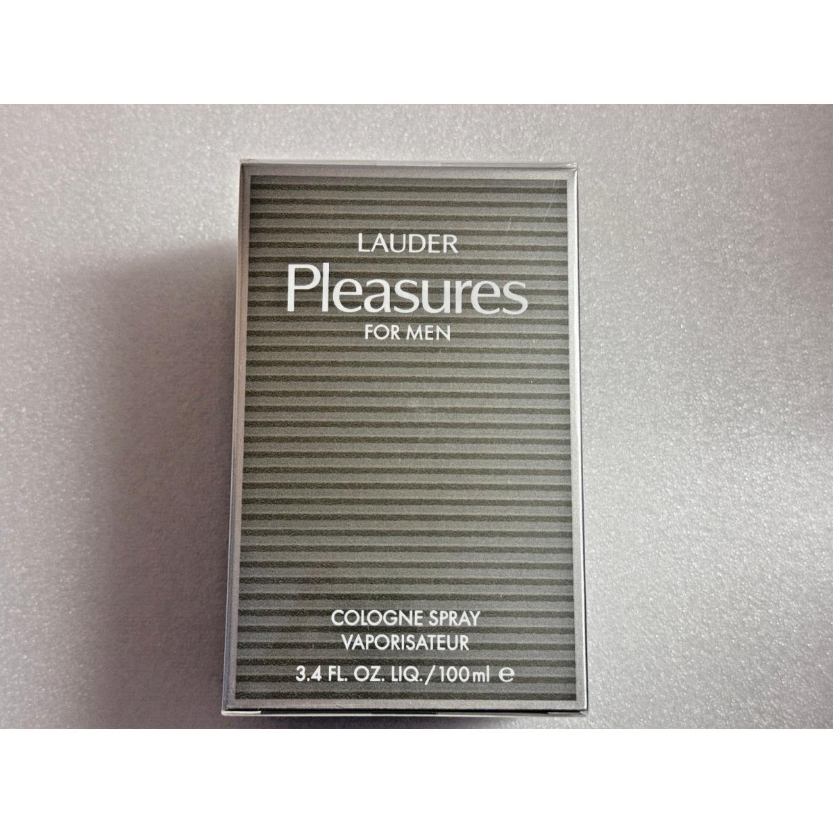 Estee Lauder Pleasures For Men 3.4 oz Cologne Spray