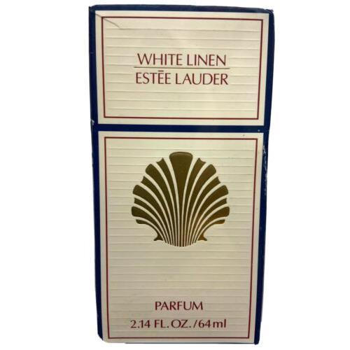 White Linen 2.14oz Parfum BY Estee Lauder. Splash