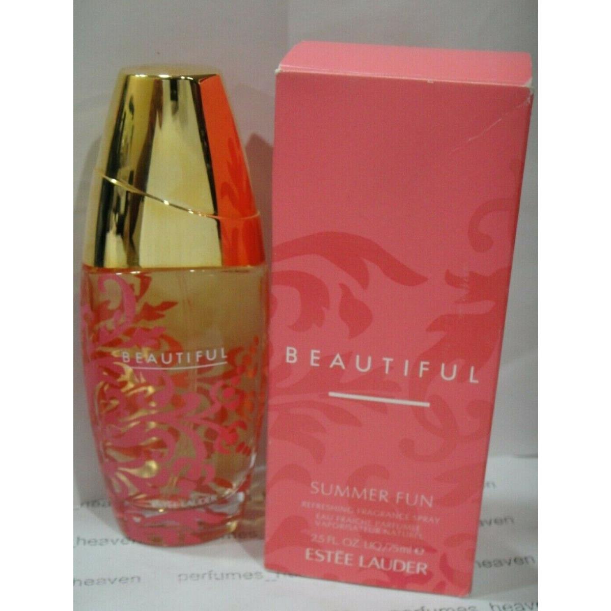 Beautiful Summer Fun By Estee Lauder Women Edp Parfum Spray 2.5 oz 75ML