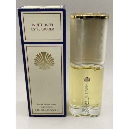 Est e Lauder White Linen 2oz/60ml Edt Spray Vintage - Rare