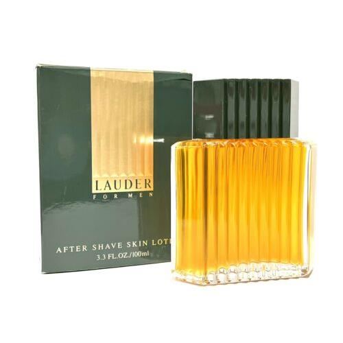 Lauder by Estee Lauder After Shave Skin Lotion For Men 3.3oz Splash Vintage BO34