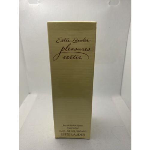 Estee Lauder Pleasures Exotic For Women 3.4 oz Eau de Parfum Spray Vintage