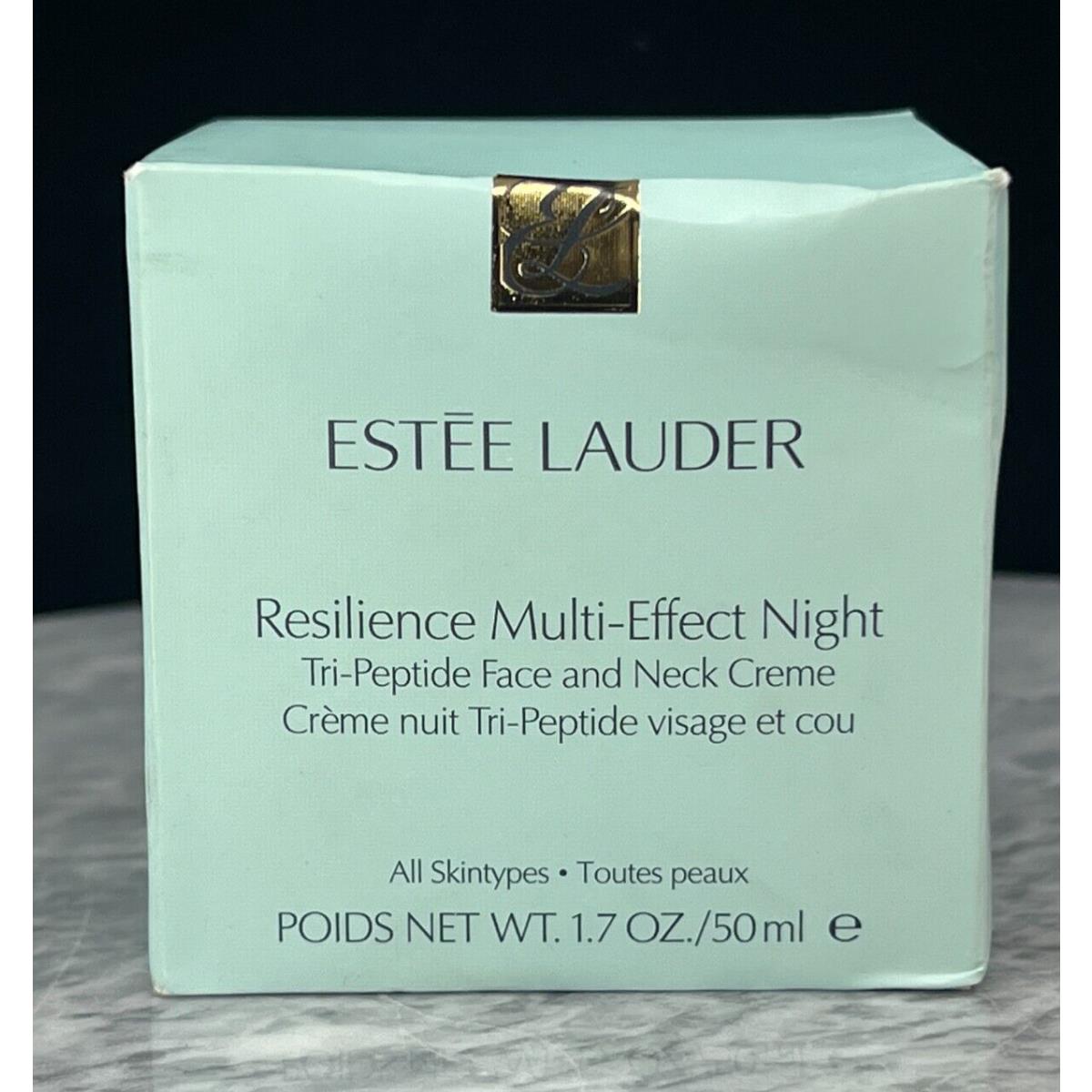 Estee Lauder Resilience Multi-effect Night Tri-peptide Face Neck 1.7 oz Check