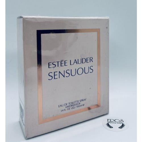 Sensuous by Estee Lauder 3.4 oz / 100ml Edt Spray For Women Vintage