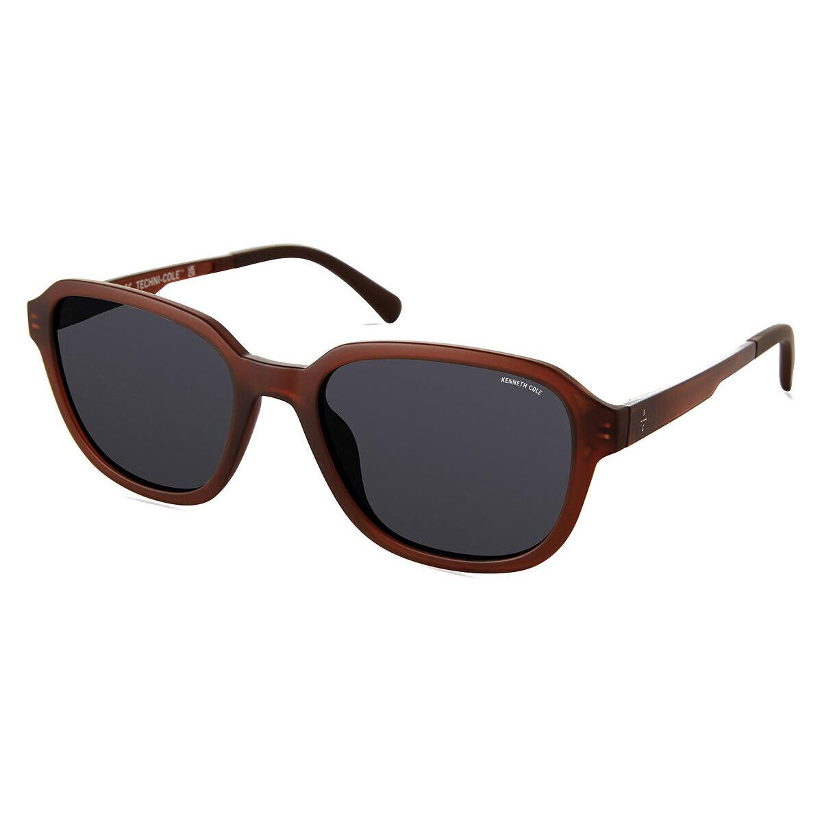 Kenneth Cole KC7267 Sunglasses Matte Dark Brown / Smoke Polarized