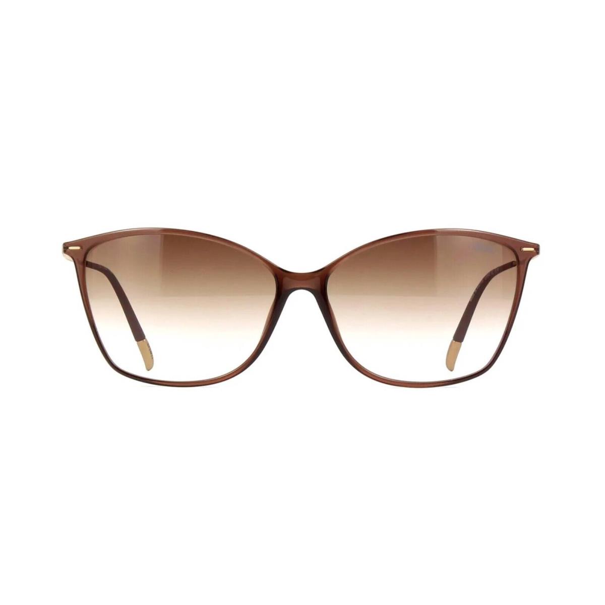 Silhouette Sun Lite 3192 Brown and Gold/brown Shaded 6030 Sunglasses