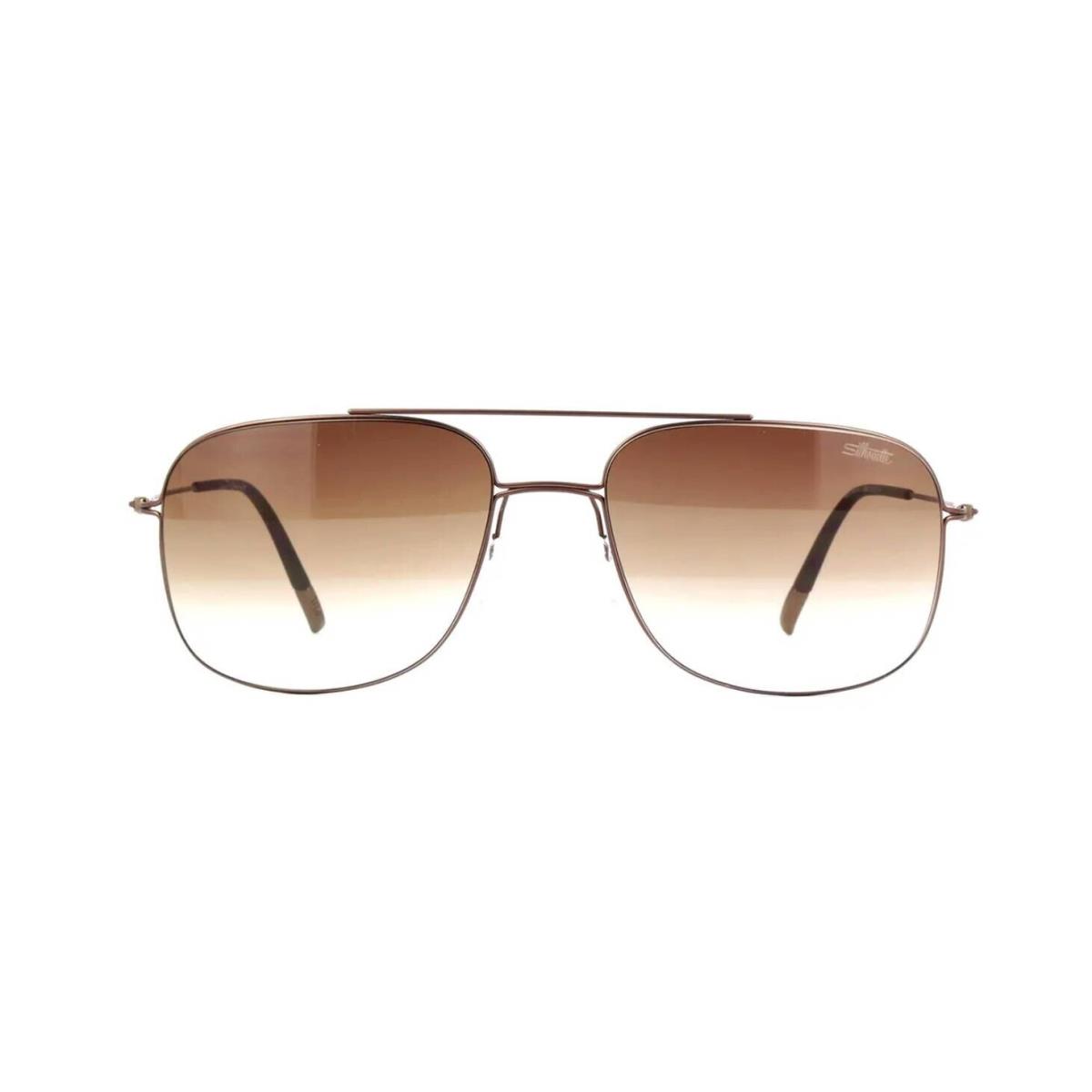 Silhouette Titan Breeze 8716 Brown/brown Shaded 6040 Sunglasses