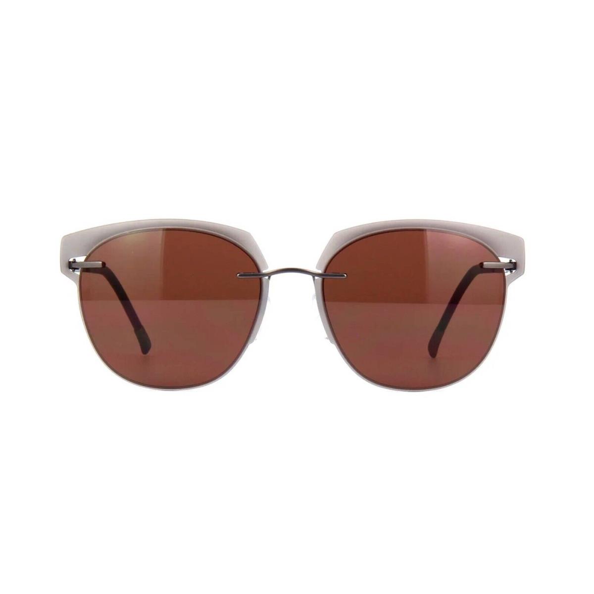 Silhouette Accent Shades 8702 Dark Grey/brown 6560 Sunglasses