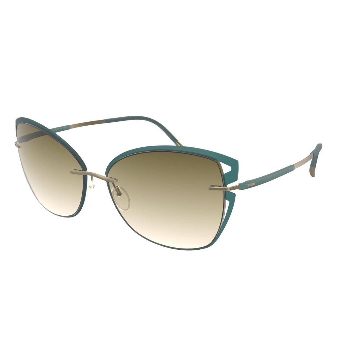Silhouette Accent Shaded 8179 Green/brown Shaded 5040 Sunglasses