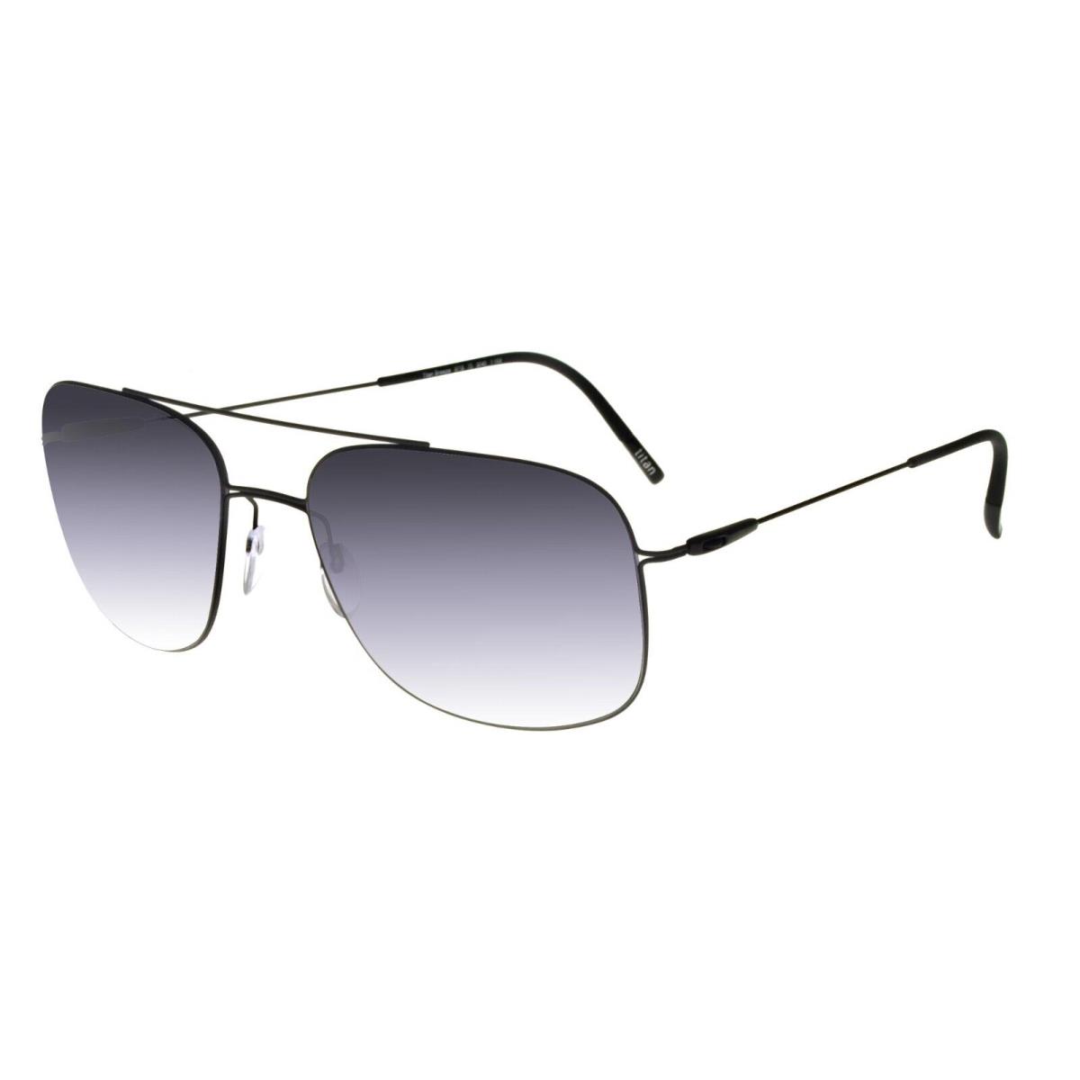 Silhouette Titan Breeze 8716 Black/dark Grey Shaded 9040 Sunglasses