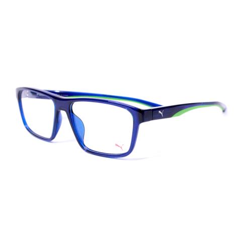 Puma PU02090 002 Eyeglasses Blue Size: 56 - 16 - 145