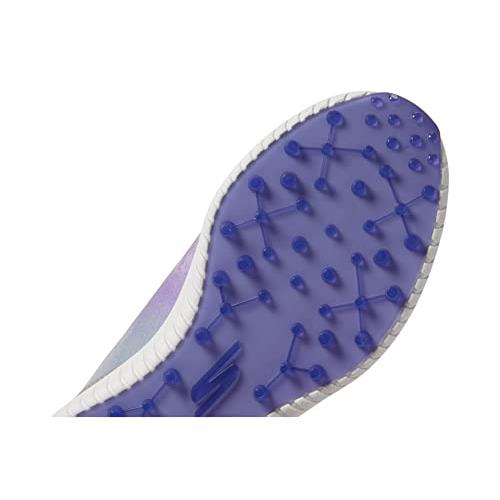 Skechers Women`s Go Golf Max 2-Splash Sneaker Gray/Purple Splash Waterproof