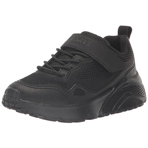 Skechers Boy`s Uno Lite Sneaker Black/Black