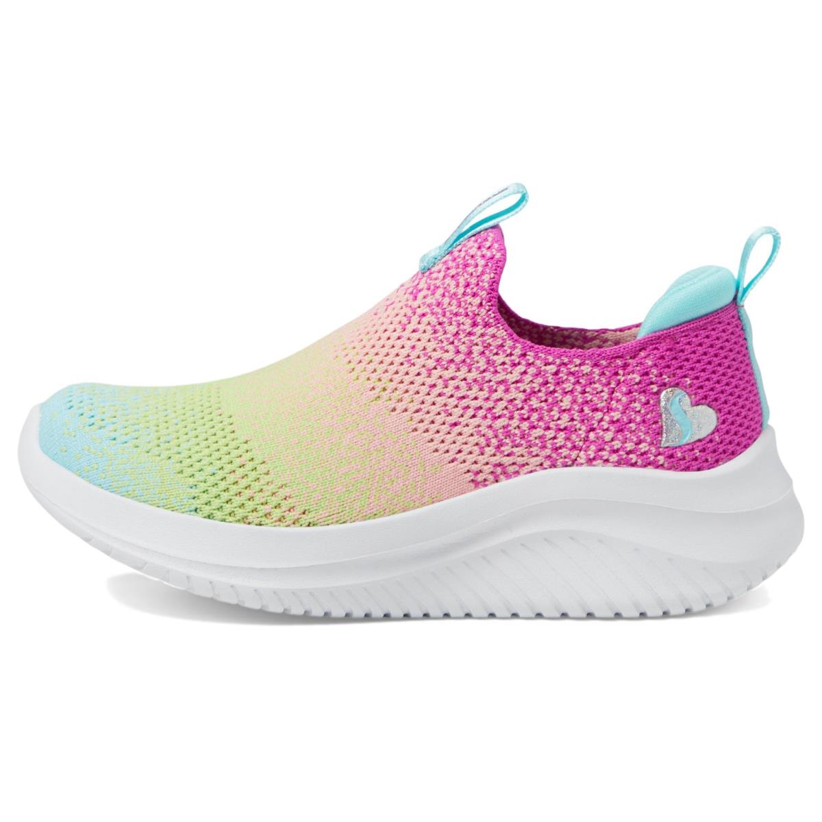 Skechers Girl`s Ultra Flex 3.0-Neontastic Sneaker Aqua/Multi
