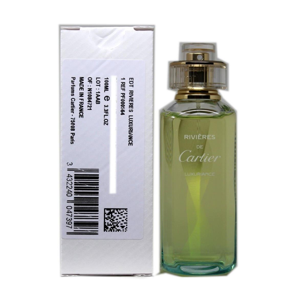 Cartier Rivieres Luxuriance Eau DE Toilette Spray 100 ML/3.3 Fl.oz. T